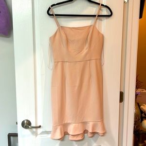 French connection pale pink dress